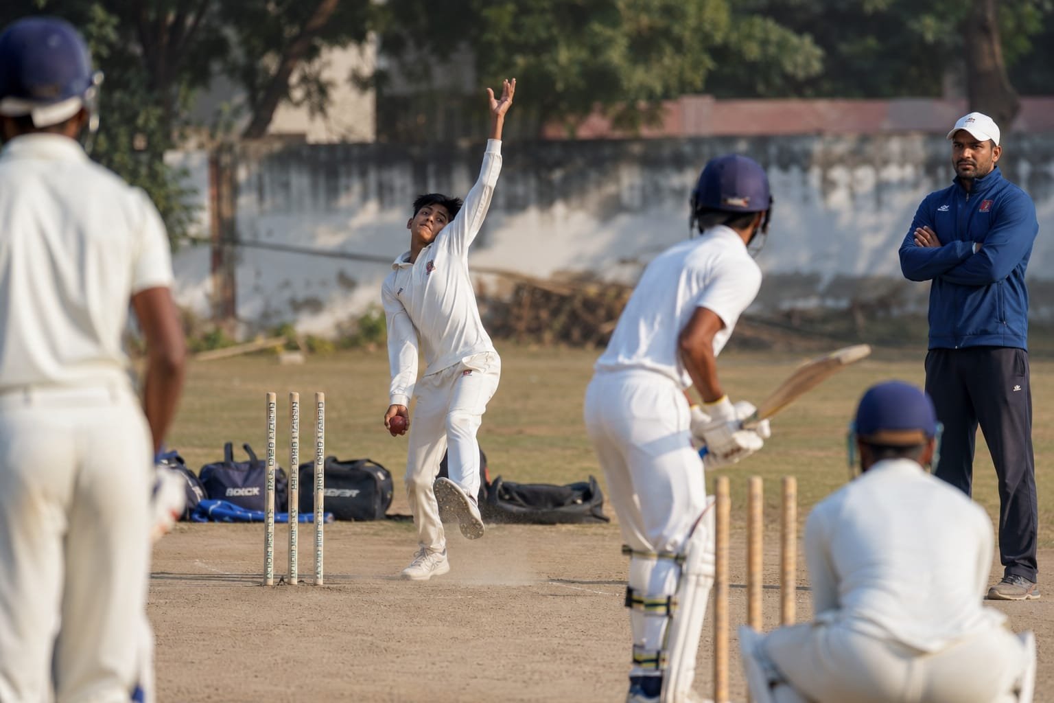 Aspiring Cricketers Padding Up At State Selection Trials
